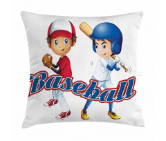 Baseball Pitching Pillow Cover