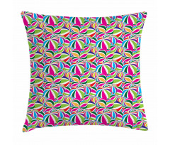 Balls with Stripes Pillow Cover