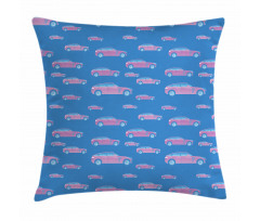 Grunge Car Design Pillow Cover