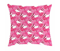 Pink Spring Blossoms Pillow Cover