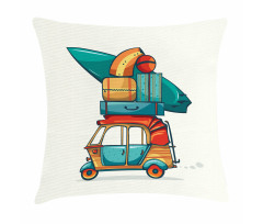 Rickshaw Luggage Pillow Cover