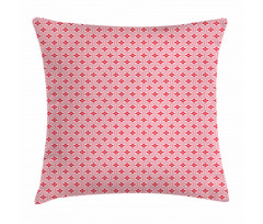 Japanese Floral Rhombus Pillow Cover