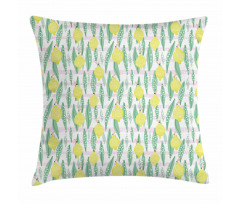 Lemon Leaves Pillow Cover