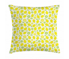 Simplistic Citrus Fruits Pillow Cover