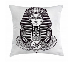 Vintage Pharaoh Tattoo Pillow Cover