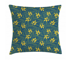 Autumn Leaf Circle Pillow Cover