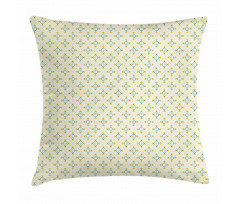 Leaves Flowers Pillow Cover