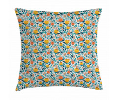 Spring Growth Theme Pillow Cover