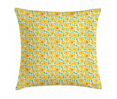 Old Fashion Spring Theme Pillow Cover
