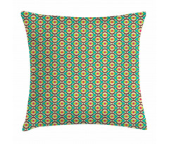 Groovy Oval Pattern Pillow Cover