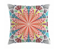 Geometric Blossom Pillow Cover