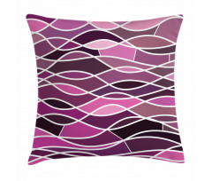 Wavy Stripes and Mosaic Pillow Cover