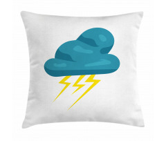 Cloud and Bolts Pillow Cover