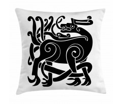 Samhain Celtic Deer Pillow Cover