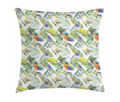Leafy Paradise Pillow Cover