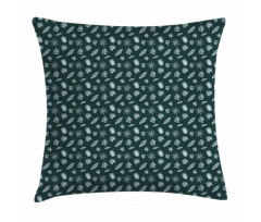 Fan Palm and Aralia Pillow Cover