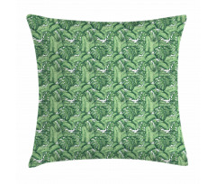 Plantain Leaves Pillow Cover