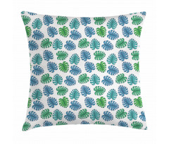 Monstera Leaf Flora Pillow Cover