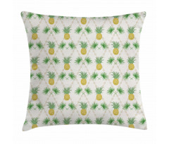 Palm Tree Pineapples Pillow Cover