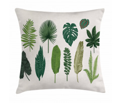 Vintage Botanic Image Pillow Cover