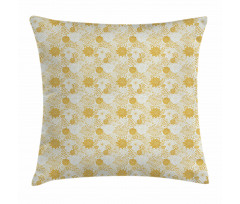 Chrysanthemum Growth Pillow Cover