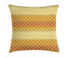 Fish Scale Rising Sun Pillow Cover