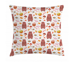 Autumn Forest Wildlife Pillow Cover