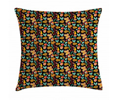 Graphic Summer Composition Pillow Cover