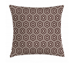 Outline Diamond Shape Pillow Cover