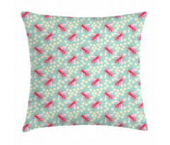 Abstract Honey Bee Pillow Cover