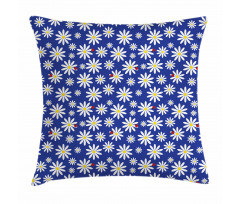 Daisies Spring Bugs Pillow Cover