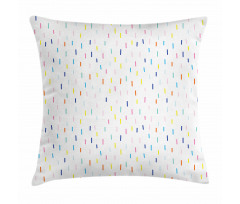 Drizzling Funky Rain Pillow Cover