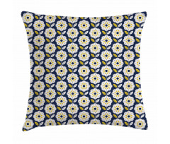 Eight-Petal Flowers Pillow Cover