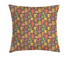 Shape Cutted Tee Trunks Pillow Cover