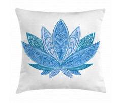 Oriental Lotus Petals Pillow Cover