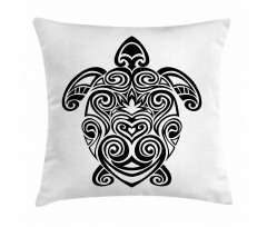 Maori Turtle Pillow Cover