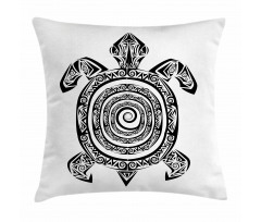 Turtle Spirals Pillow Cover