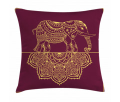 Animal Mandala Pillow Cover