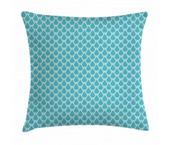 Abstract Water Rain Drops Pillow Cover