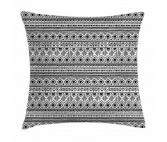 Monochrome Rhombuses Pillow Cover