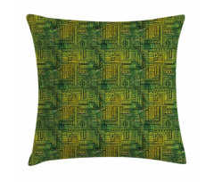 Tribal Style Geometry Pillow Cover