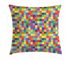 Patchwork Puzzle Piece Pillow Cover