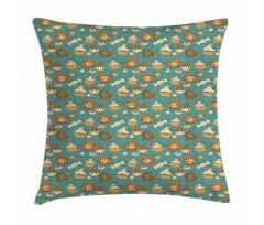 Hearty Cupcake Medley Pillow Cover