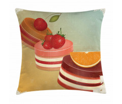 Gruncy Framed Cakes Pillow Cover