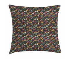 Vintage Neck Ties Dots Pillow Cover