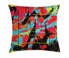 Drippy Painting Pillow Cover