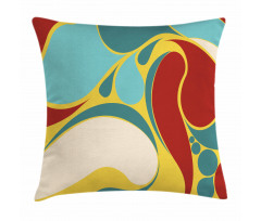 Water Marbling Pillow Cover