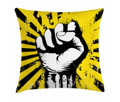 Clenched Fist Pillow Cover