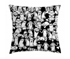 Devil Spray Cans Pillow Cover