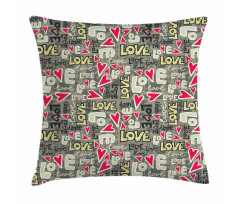 Hearty Love Art Pillow Cover